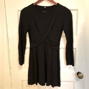 Eli’s Tahari long sleeve black dress. Size Large.